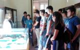 Un momento della visita guidata al Museo naturalistico-ambientale "Diodoro Siculo" di Agira