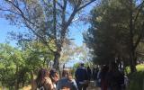 Studenti in visita all'area protetta