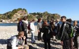 Isola Bella, studenti indirizzo naturalistico